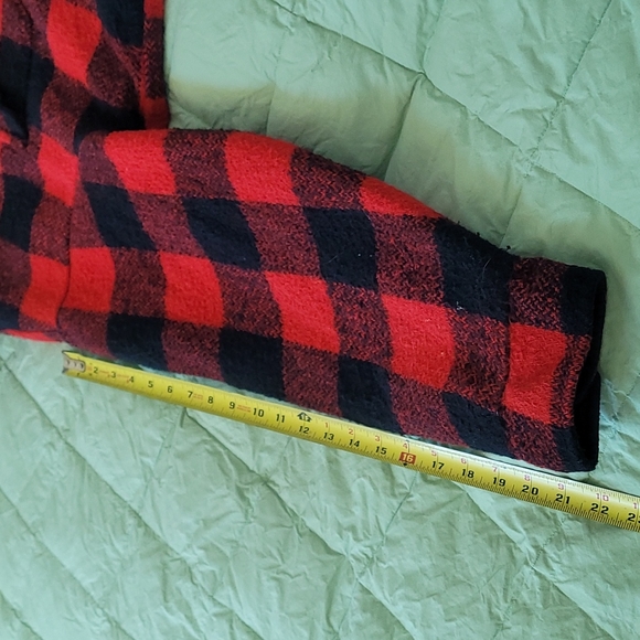 Vintage 60s Melton Wool Insulated Mackinaw Buffalo Plaid Jacket, EUC, SO WARM - Picture 5 of 13